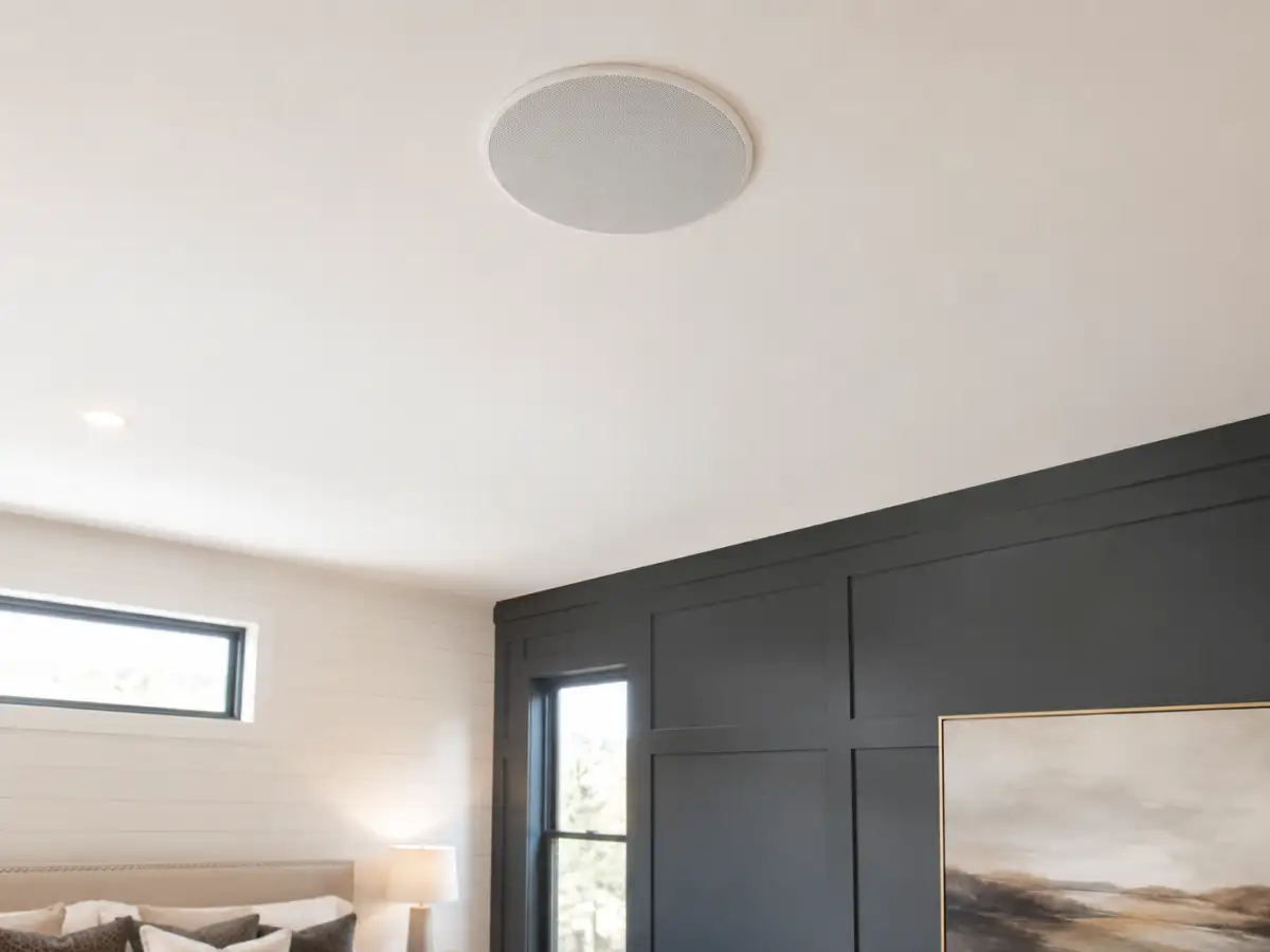 in ceiling speaker installed flush
