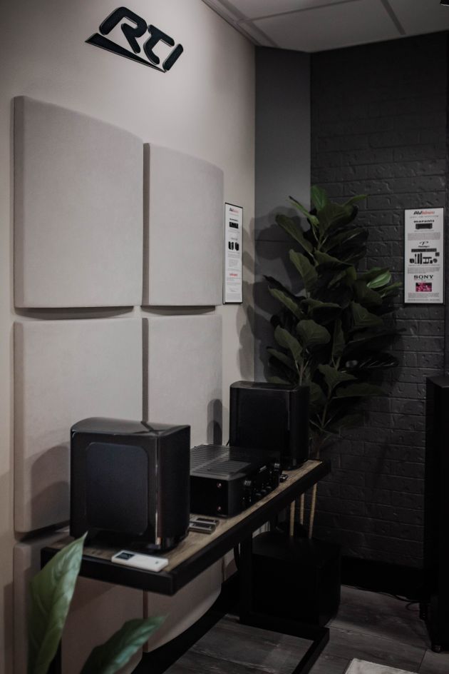 RTI audio system display setup