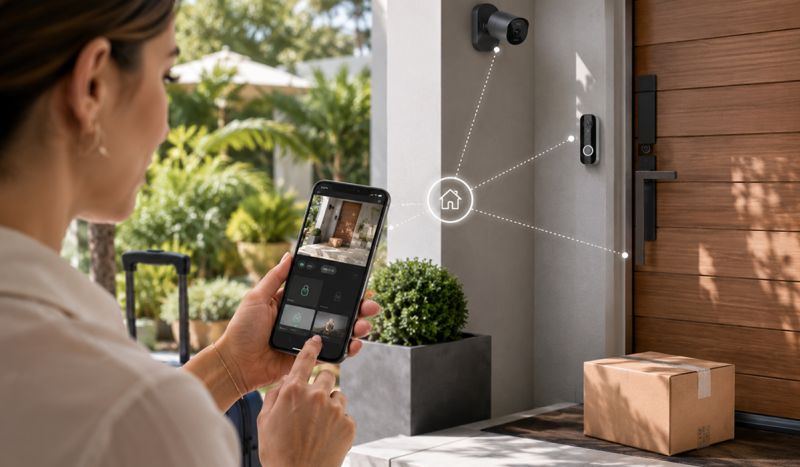 Smart home security system installation